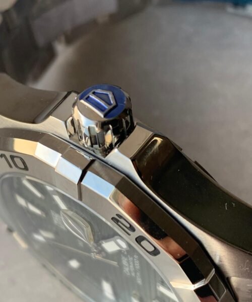 Aquaracer Calibre 5 SS 41mm OGF 1:1 Best Edition steel Bezel Green Dial on SS Bracelet SW200 - Image 6
