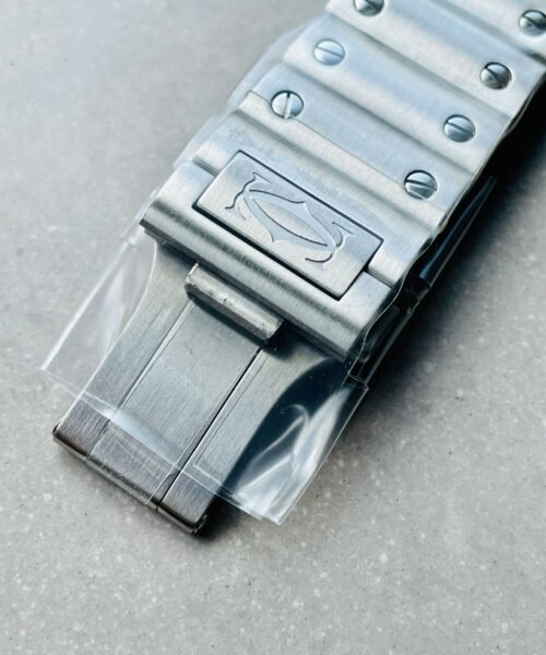 Santos skeleton SS TWF 40mm Best Edition Skeleton Dial on SS Bracelet Ronda Quartz - Image 17