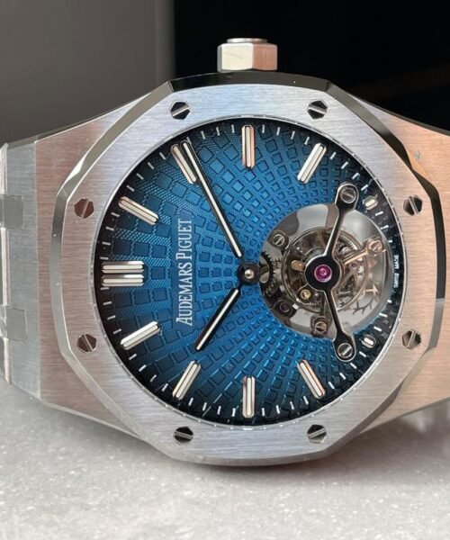 Royal Oak 26530 blue dial SS strap and SS bezel tourbillon R8 factory - Image 2