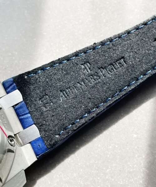 Royal Oak Offshore Rubens Barrichello Ii 26078PO Blue Dial Blue leather Strap - Image 18