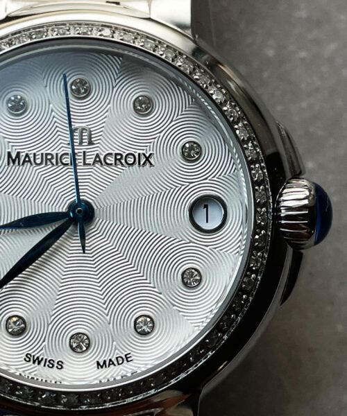 FIABA Date 36mm 1:1 Stainless steel case Diamond bezel on white dial - Image 3
