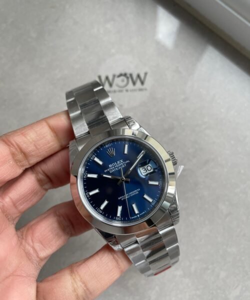 DateJust 41 126300 904L SS VSF Best Edition Blue Dial on Oyster Bracelet VS3235 - Image 2