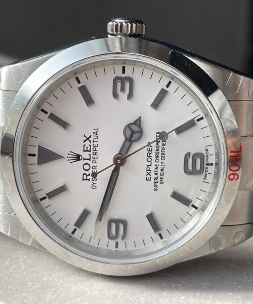 Explorer 124270 36mm 904L Steel JDF 1:1 Best Edition White Dial on SS Bracelet VR3230 - Image 8