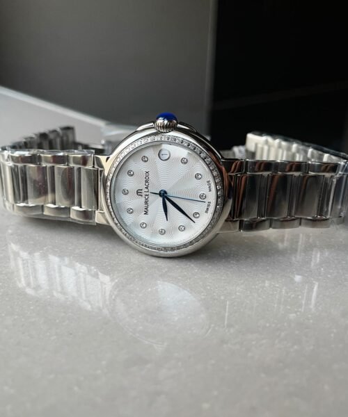 FIABA Date 36mm 1:1 Stainless steel case Diamond bezel on white dial - Image 4