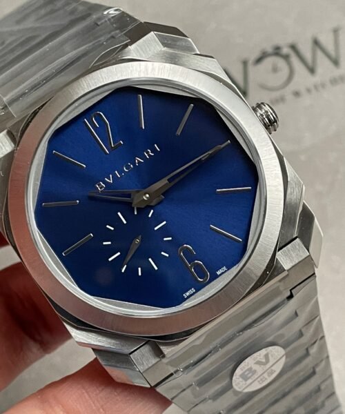 Octo Finissimo 40 mm BVF Blue dial on 316L stainless steel strap 2824 - Image 7