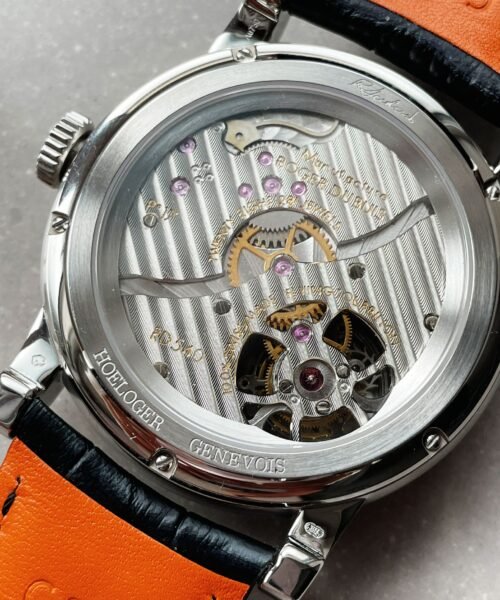 RB HOMMAGE TOURBILLON RDDBHO0558 WHITE DIAL ON BLACK LEATHER STRAP. - Image 14