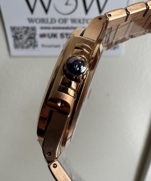 Nautilus 7118 35mm RG Diam Bezel White Dial Sticks on RG Bracelet PPF A324 - Image 6