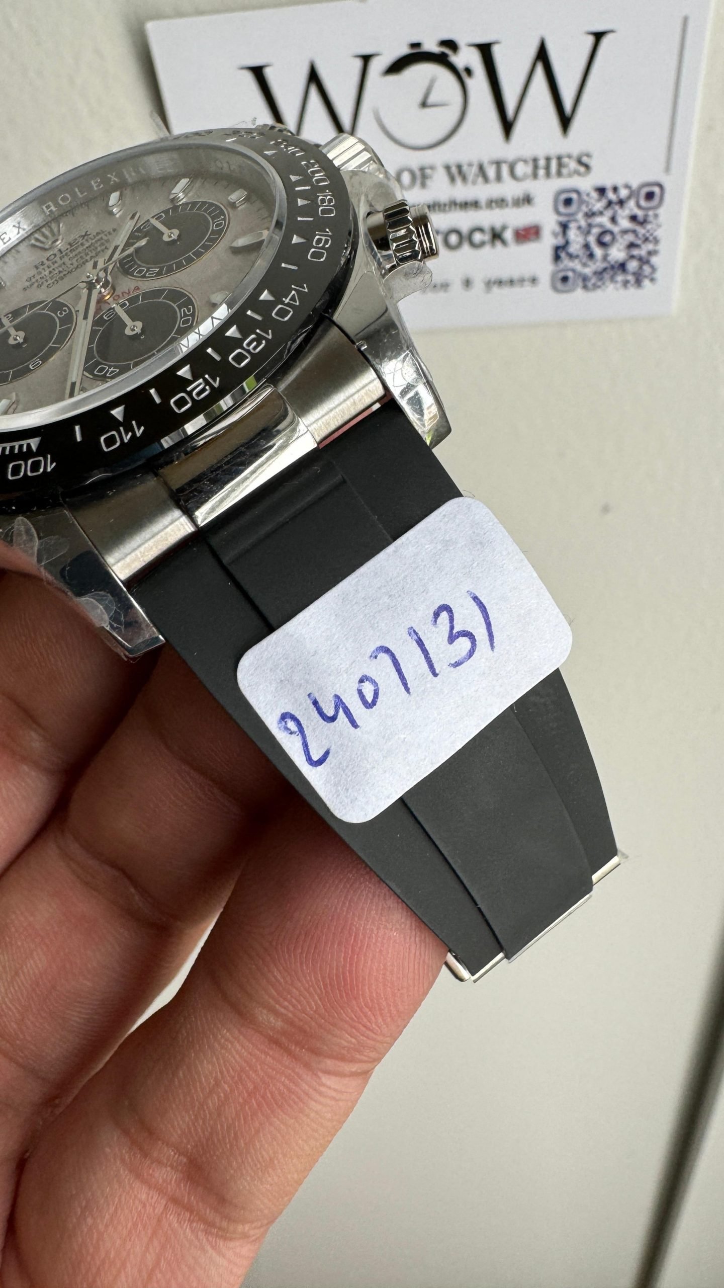 Daytona 116519 QF Edition Meteorite Dial on Oysterflex Strap SH4130 V3 (Gain Weight) - Image 8