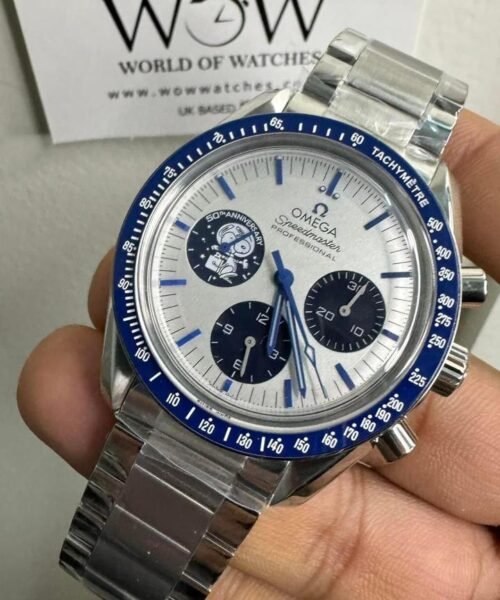 Speedmaster Professional "Silver Snoopy Award" 50th Anniversary N1F 1:1 Best Edition A3861 on Style01 Bracelet - Image 4
