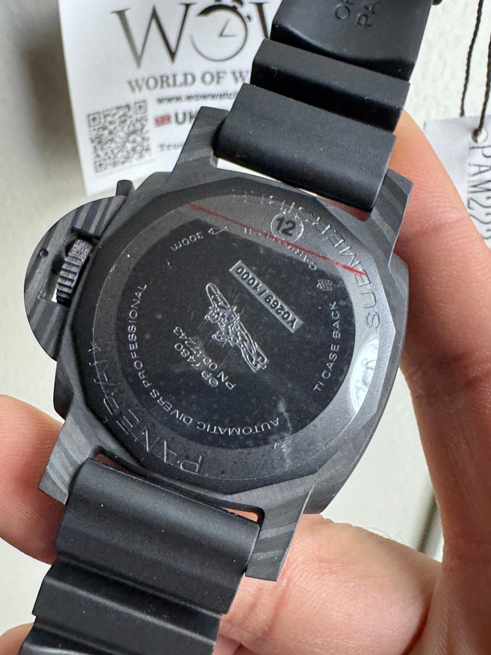 PAM2231 Carbotech 42mm VSF Best Edition Black Dial on Black Rubber Strap P.900 - Image 10