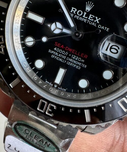 Sea-Dweller 126600 Clean 1:1 Best Edition Black Dial On 904L SS Case and Bracelet VR3235 - Image 3