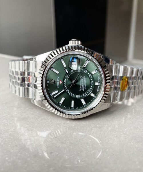 Sky-Dweller 326935 SS Green Dial on SS Jubilee Bracelet Noob Asian 23J - Image 10