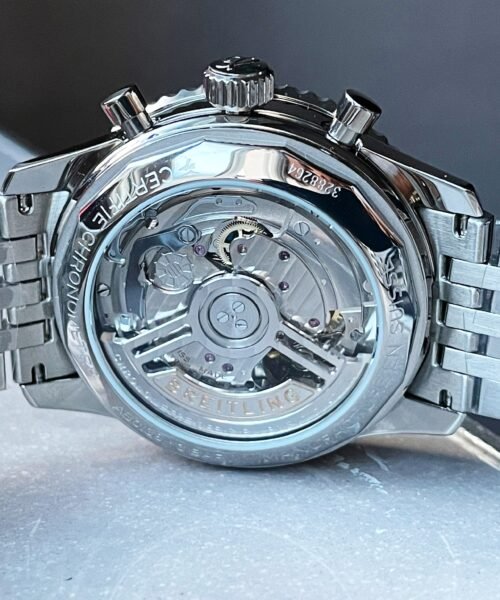Navitimer 01 1:1 SS Salmon Dial on Steel Strap A7750 BLS Factory - Image 11