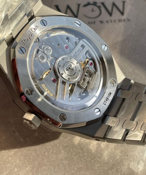 Royal Oak 41mm 15510 "50th Anniversary" SS ZF 1:1 Best Edition Blue Textured Dial on SS Bracelet A4302 - Image 22