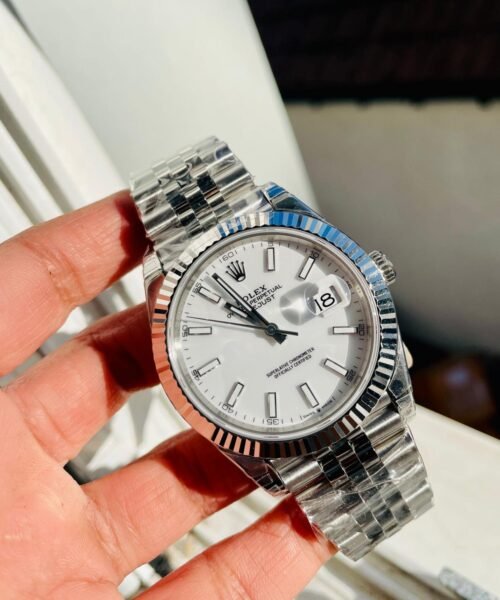 DateJust 41 SS VS Factory 1:1 Best Edition 904L Steel White Dial on SS Jubilee bracelet