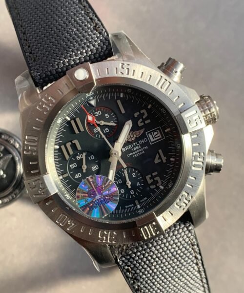 Avenger Bandit Titanium GF 1:1 Best Edition Gray Dial on Gray Nylon Strap A7750 - Image 3