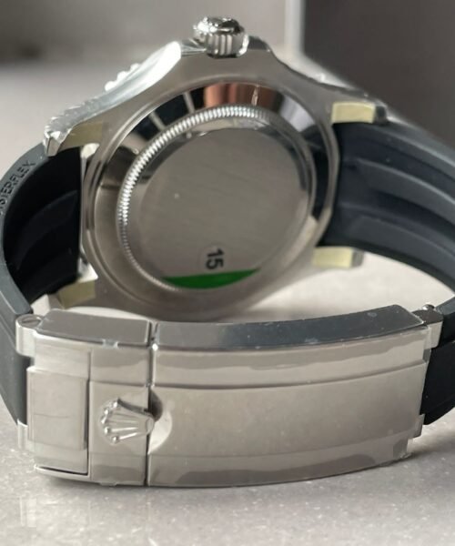 Yacht-Master 42mm 226659 VSF 1:1 Best Edition 3D Black Dial SS case Black Ceramic Bezel on Black Rubber Strap VS3235 - Image 10
