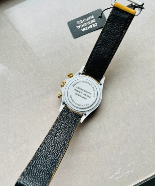 Daytona DIW White Carbon/YG DIWF Best Edition Gold Dial on Black Nylon Strap A7750 - Image 13