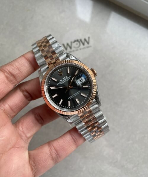 DateJust 36 SS 116231 VSF 1:1 Best Edition 904L Steel Gray Stick Dial on Jubilee Bracelet VS3235 - Image 2