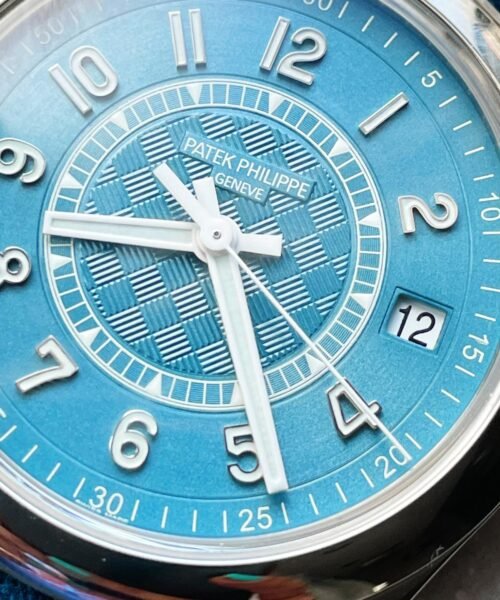 Calatrava 6007A-001 SS ZF 1:1 Best Edition Blue Dial on Blue Leather Strap A324CS - Image 8