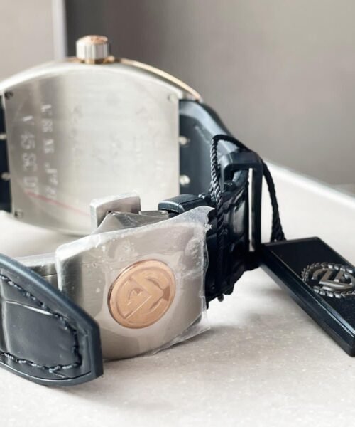 Vanguard V45 Titanium ZF 1:1 Best Edition Gray Dial on Broiwn Rubber Strap MIYOTA 9015 - Image 12