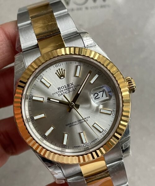 DateJust 41 126333 904L SS/YG VSF Best Edition Silver Dial on Oyster Bracelet VS3235 - Image 7