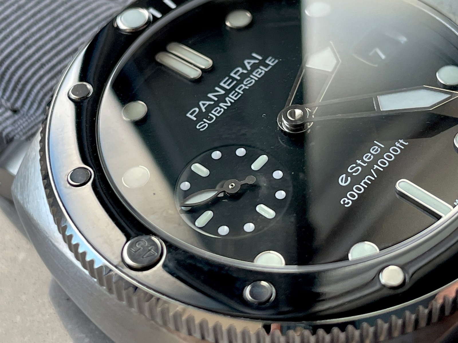 PAM1288 Y SBF 1:1 Best Edition Gray Dial on Gray Nylon Strap P900 - Image 11