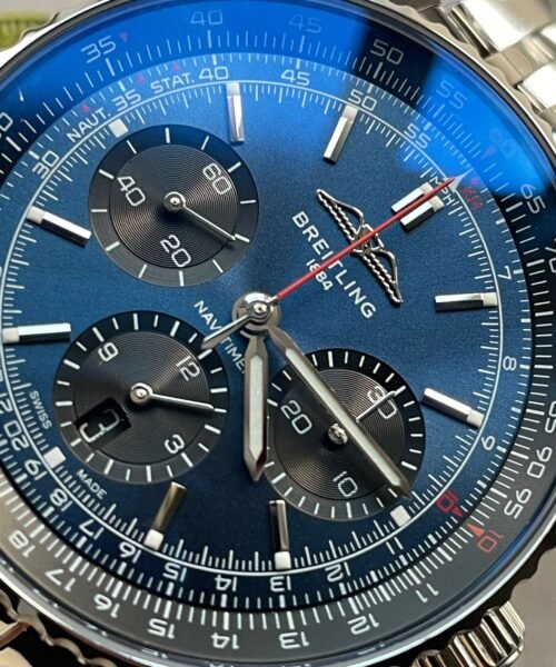 Navitimer 01 1:1 SS Blue Dial on Steel Strap A7750 BLS Factory - Image 4
