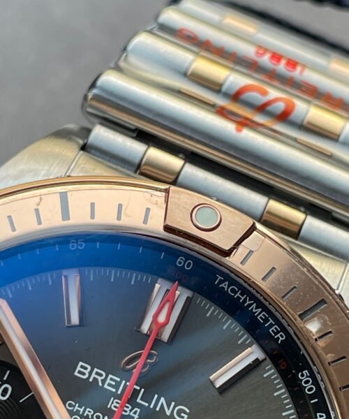 Chronomat Two Tone Bracelet Watch GF Factory 7750 movement - Image 7