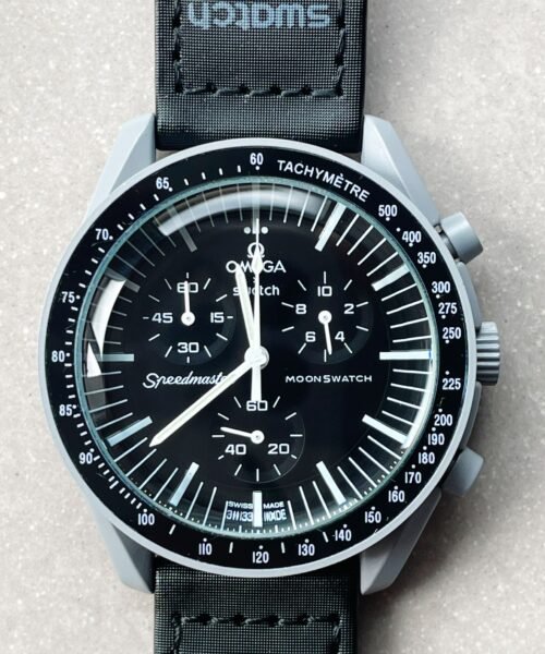 MoonSwatch "mission to moon" Swiss quartz movement AAA Bioceramic bezel - Image 6