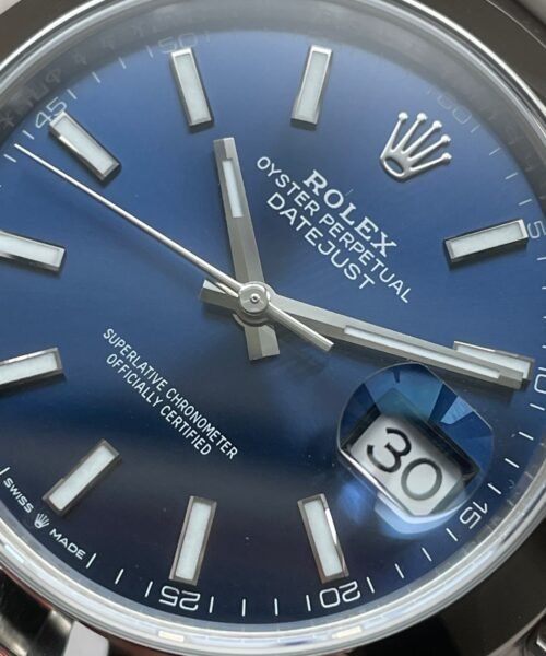 DateJust 41 126300 904L SS VSF Best Edition Blue Dial on Oyster Bracelet VS3235 - Image 9
