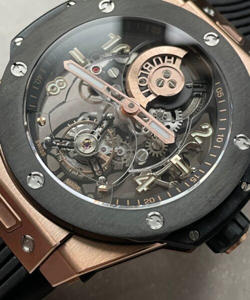BIG BANG UNICO Big Bang 45 mm Black bezel Black rubber strap - Image 4
