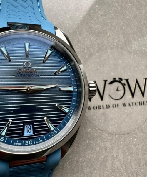 Aqua Terra 41mm VSF 1:1 Best Edition Summer Blue Dial on Blue Rubber Strap A8900 - Image 6