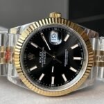 DateJust 41 126333 904L SS/YG GMF V2 1:1 Best Edition Black Dial On Jubilee Bracelet with Tungsten steel VR3235 - Image 7