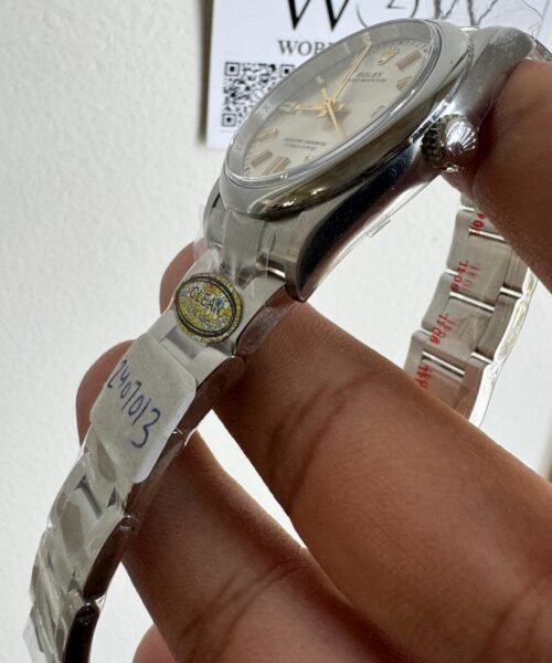 Oyster Perpetual 36mm 126000 904L SS Silver Dial Sticks on SS Oyster Bracelet Clean VR3230 - Image 8