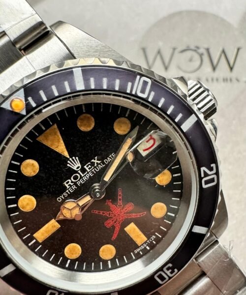 Vintage Submariner 40mm Date Kahanjar / Oman Black dial Osyter strapCustom made A2824 - Image 2