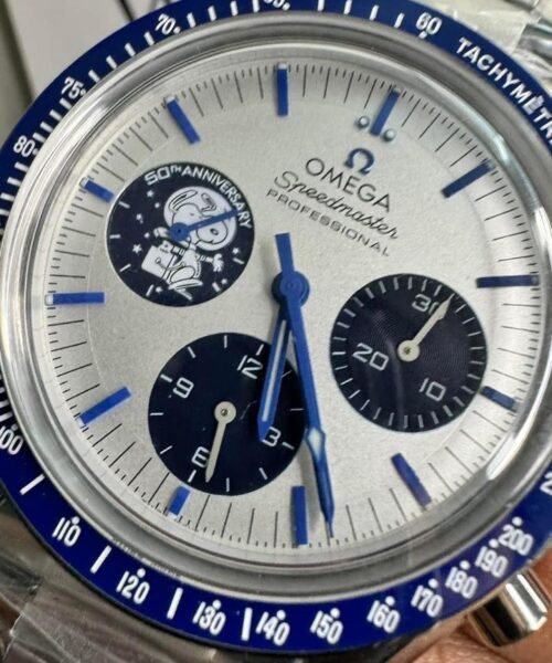 Speedmaster Professional "Silver Snoopy Award" 50th Anniversary N1F 1:1 Best Edition A3861 on Style01 Bracelet - Image 5