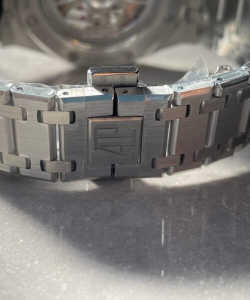 Royal Oak 39mm 16202 “50th Anniversary” SS ZF 1:1 Best Edition Green Textured Dial on SS Bracelet A7121 - Image 16