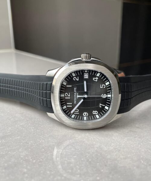 Aquanaut 5167 SS 3KF Best Edition Gray Dial on Black Rubber Strap A324 V2 - Image 8
