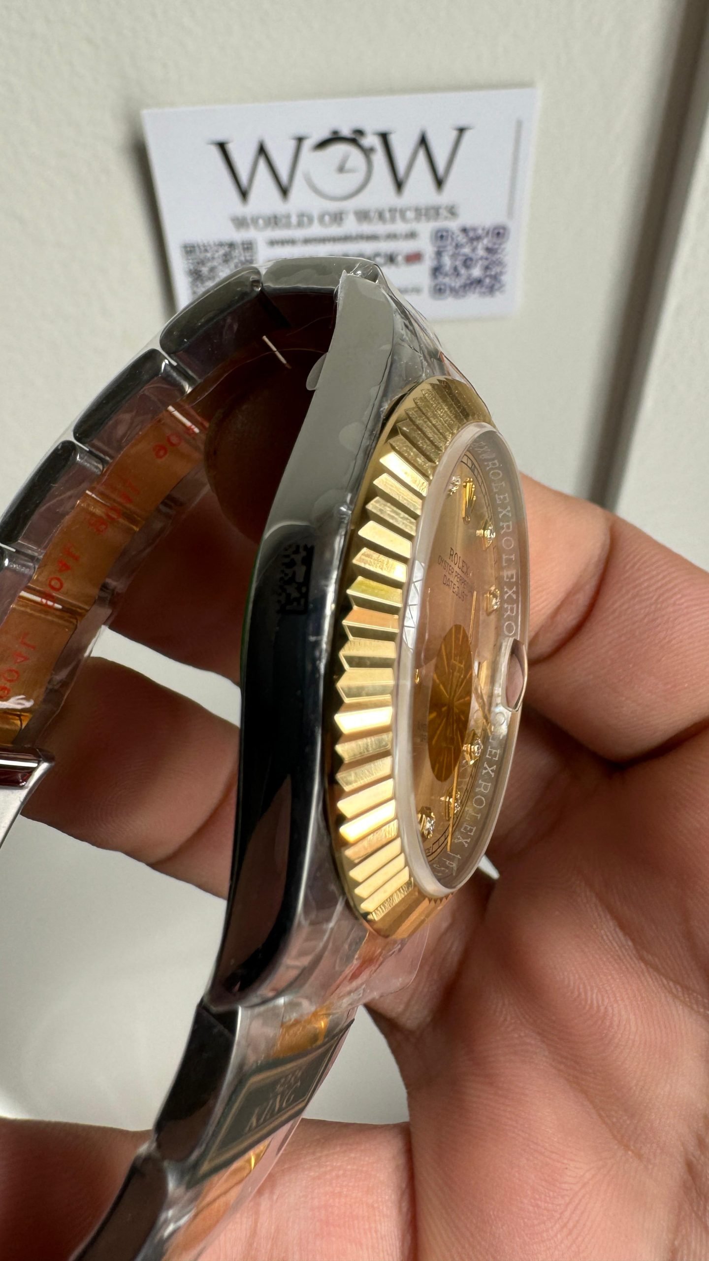 DateJust 41 126331 Fluted Bezel KING Best Edition 904L Steel Yellow Diamonds Dial on oyster Bracelet VR3235 - Image 7