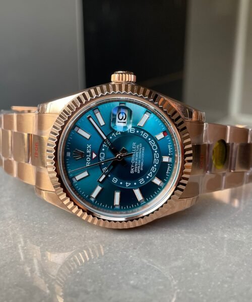 Sky-Dweller 326935 RG/SS Turquosi Dial on RG/SS Jubilee Bracelet Noob Asian 23J - Image 7