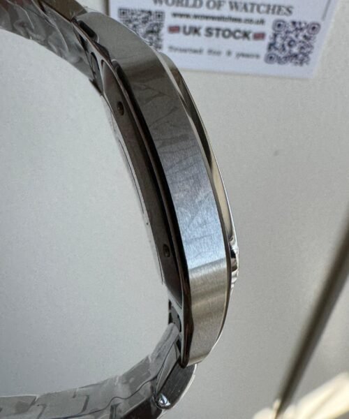 Santos 40mm SS BVF 1:1 Best Edition Brown Dial on SS SmartLinks Bracelet MIYOTA 9015 - Image 6