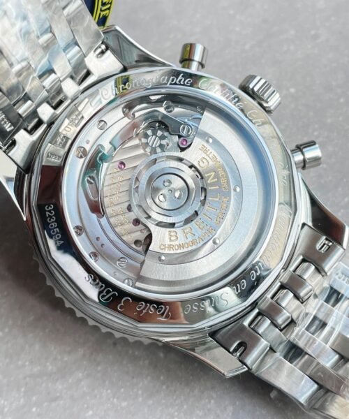 Navitimer 01 1:1 SS White Dial on Steel Strap A7750 GF Factory - Image 10