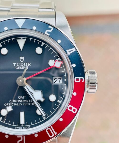 Black Bay GMT Baselworld 2018 Pepsi Blue/Red Bezel ZF 1:1 Best Edition Black Dial on SS Bracelet A2836 - Image 5