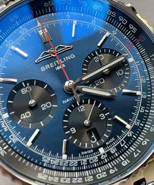 Navitimer 01 1:1 SS Blue Dial on Steel Strap A7750 BLS Factory - Image 5