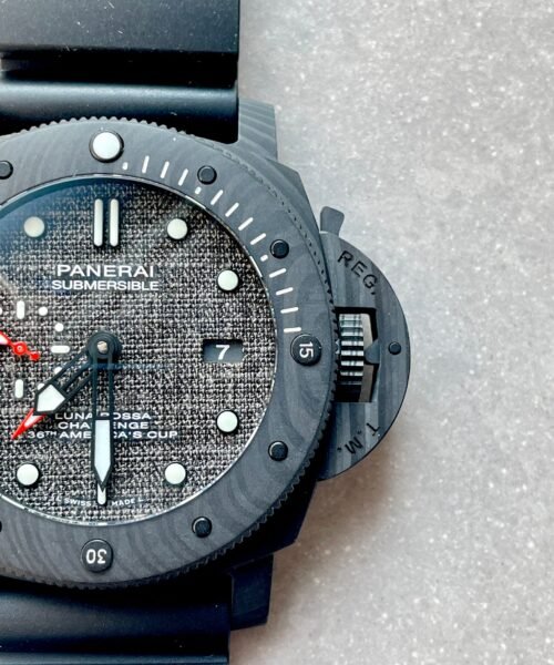 PAM Submersible 01039 Luna Rossa - 47mm 28800 Asian movement Black Strap - Image 6