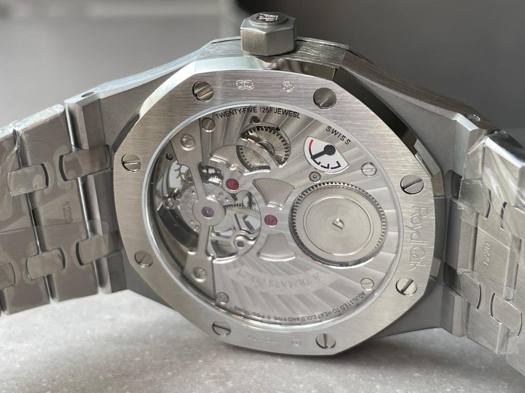 Royal Oak 26530 blue dial SS strap and SS bezel tourbillon R8 factory - Image 13