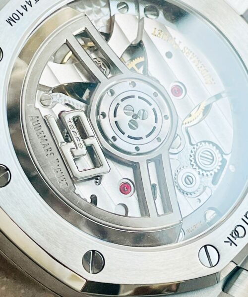 Royal Oak 41mm 15510 "50th Anniversary" SS ZF 1:1 Best Edition Green Textured Dial on SS Bracelet A4302 - Image 10