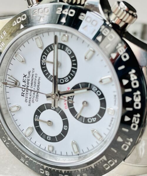 Daytona 116500 1:1 PANDA Best Edition CF 904L SS Case and Bracelet White Dial CLEAN FACTORY - Image 8