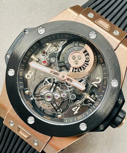 BIG BANG UNICO Big Bang 45 mm Black bezel Black rubber strap - Image 3